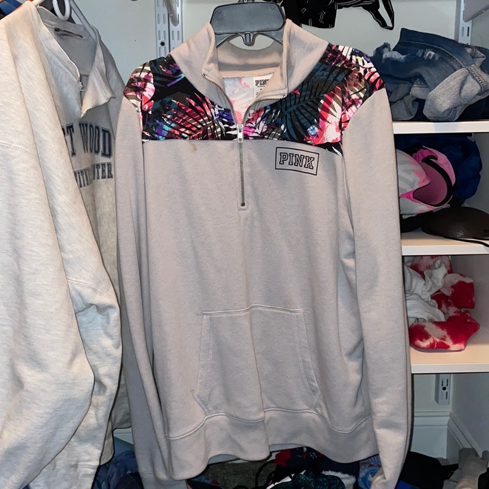 PINK half zip